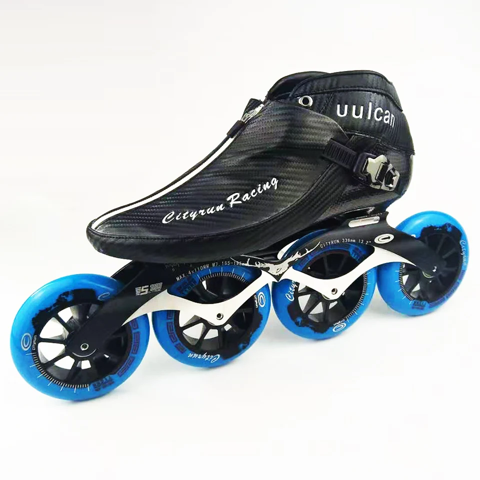 

2019 Cityrun Speed Skate Inline Skates 4 x 90 100 110mm Carbon Fiber Professional Competition Racing Skating Zip Japy Patines