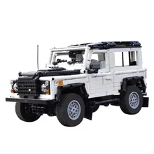 

MOC High-Tech Four Wheel Drive Land Car Building Blocks Kit Off-Road Racer Defende Vehicle Bricks Model Toys For Children Gifts