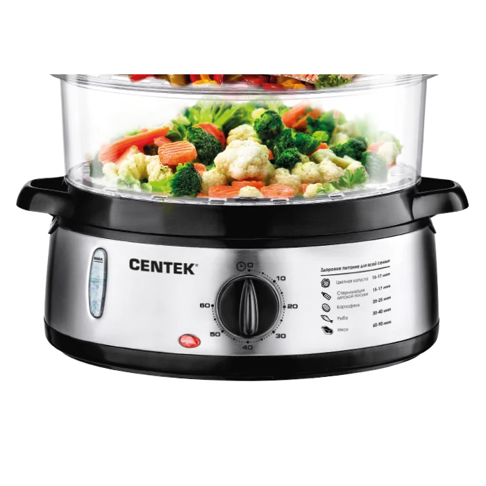 Пароварка Centek CT-1457, 800 Вт