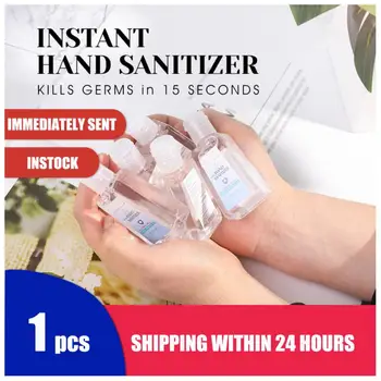 

1Pcs 30ml Portable Travel Sanitizer Liquid Gel Anti-Dirty Out Dust No Clean Waterless Disposable Hand Gel Portable Cartoon Case