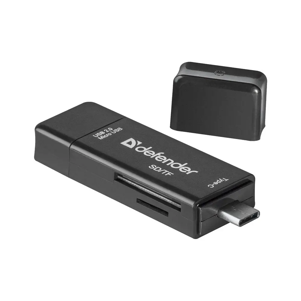 Универсальный картридер Defender Multi Stick USB2.0 TYPE A/B/C- SD/TF