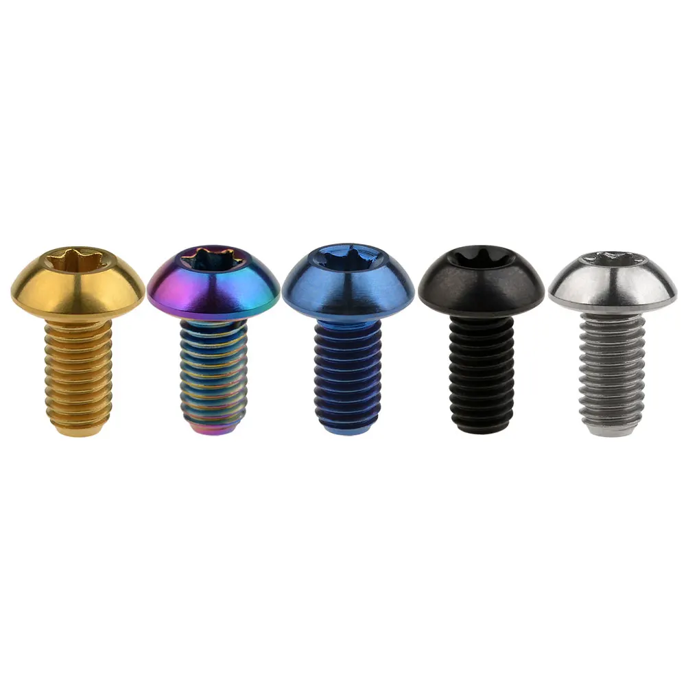 

Xingxi Titanium Ti Bolt M5x10 12mm Bottle Holder T25 Torx Head Screw for Bicycle Cycling Accessories Fasteners