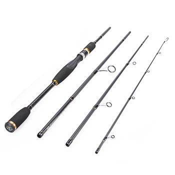 

Fishing Rod 2.1M 4 Section M Power Carbon Fiber Spinning Casting Travel Rod 10-30g Fishing Tackle