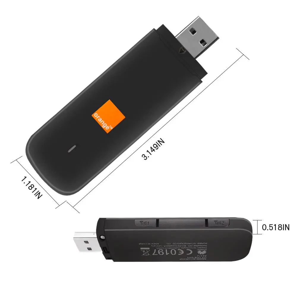 Разблокированный USB модем 150M 4G LTE Huawei E3372 Dongle plus 2 антенны|usb dongle antenna|usb antennahuawei e3372