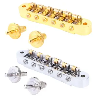 

Adjustable Tune-O-Matic Bridge Roller Saddle with Screws for LP EPI Electric Guitar Instruments Guitar Gadgets High Quality