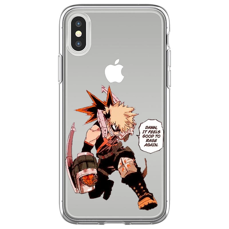 С героями из мультфильма Мой герой deku bakugou Boku без чехол для телефона Iphone12 11 Pro Max X XR