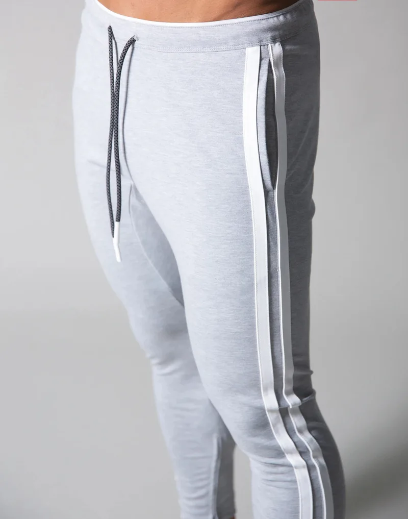 2021 New Fashion Men's Track Pants Long Trousers Tracksuit Fitness 