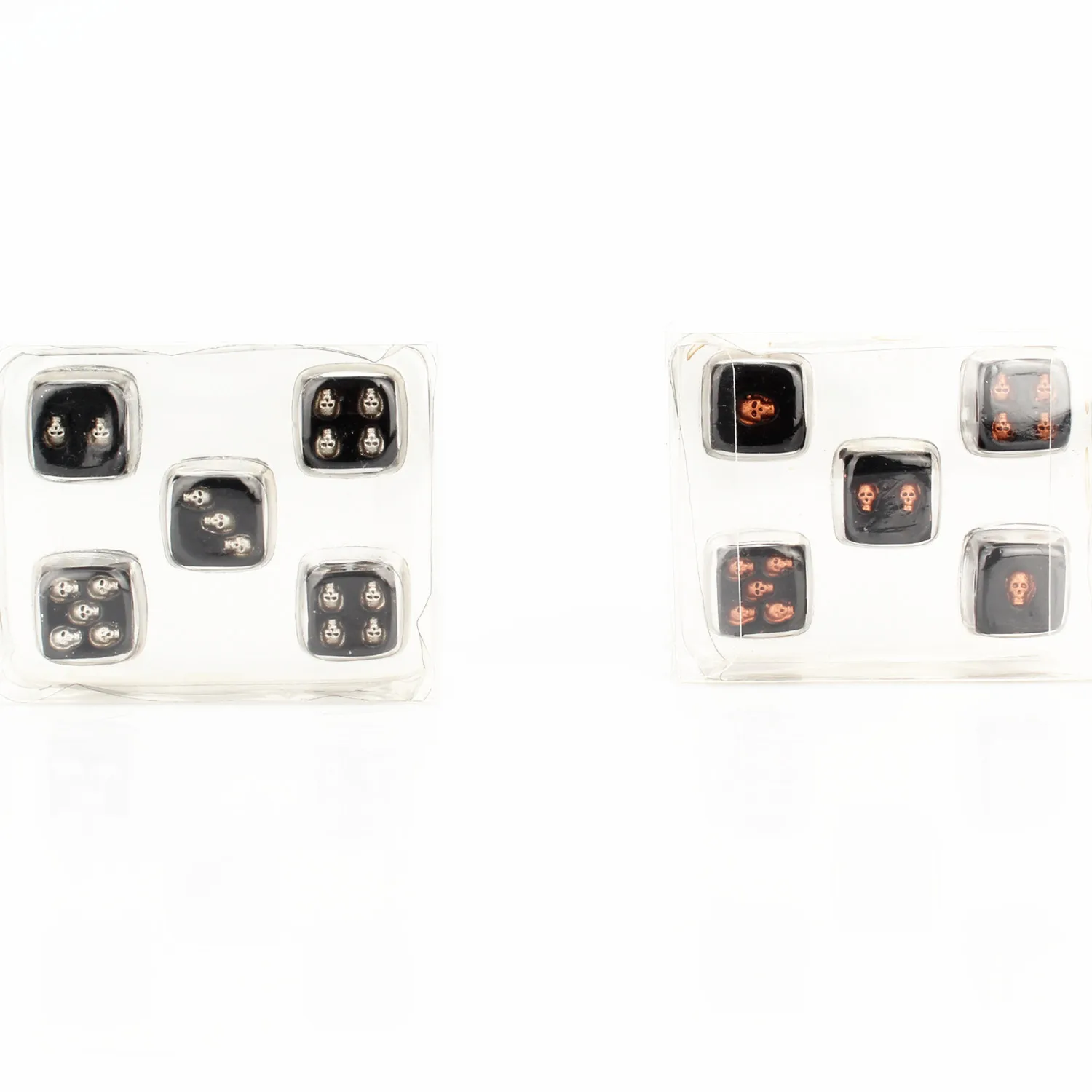 Skull Dice 8x8mm 5-Piece Set Black Color with skull for Party Game Antistress Toys For Children Funny gadgets