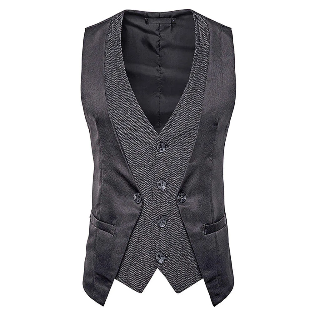

Men's suit vest patchwork Party Waistcoat Vest chalecos para hombre waist coat for men d90826