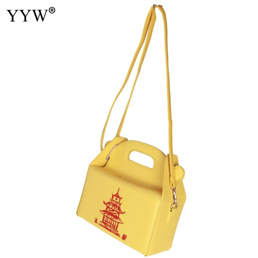 Buy Fashion Crossbody Shoulder Bag, i5 Chinese Takeout Box Purse with  Comfortable Chain Strap (White-red 2) at