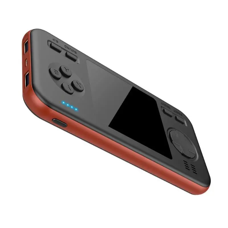 VODOOL встроенные 416 классические игры портативная игровая консоль Ретро плеер Игровые колодки с 8000 мАч банк питания поддержка китайского и английского