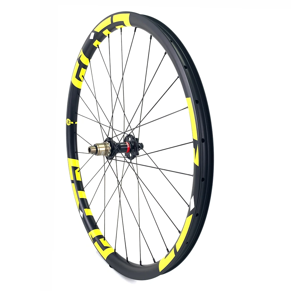ELITEWHEELS Roues De Vtt En Carbone De 29 Pouces, 33x29, Jante Sans Crochet, Pour Cross