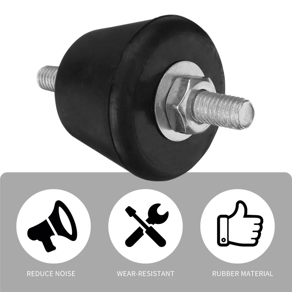 

4pcs New Universal Anti Vibration Rubber Mount Damper Shock Absorber Pad For Air Conditioning Rubber Outer cushion Accessories