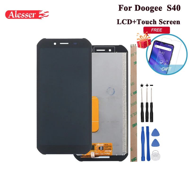 Alesser для ЖК дисплея Doogee S40 и сенсорного экрана 5 ''в сборе ремонтные детали с