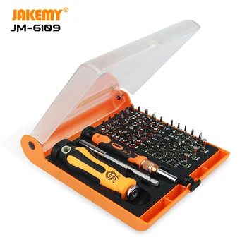 

JAKEMY JM-6109 72 pcs DIY Household precision professional DIY repair tool set bits Chrome Vanadium screwdriver set