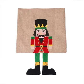 

2pcs Walnut Soldier Cushion Cover Throw Sofa Pillow Case Christmas Home Decor P0RE
