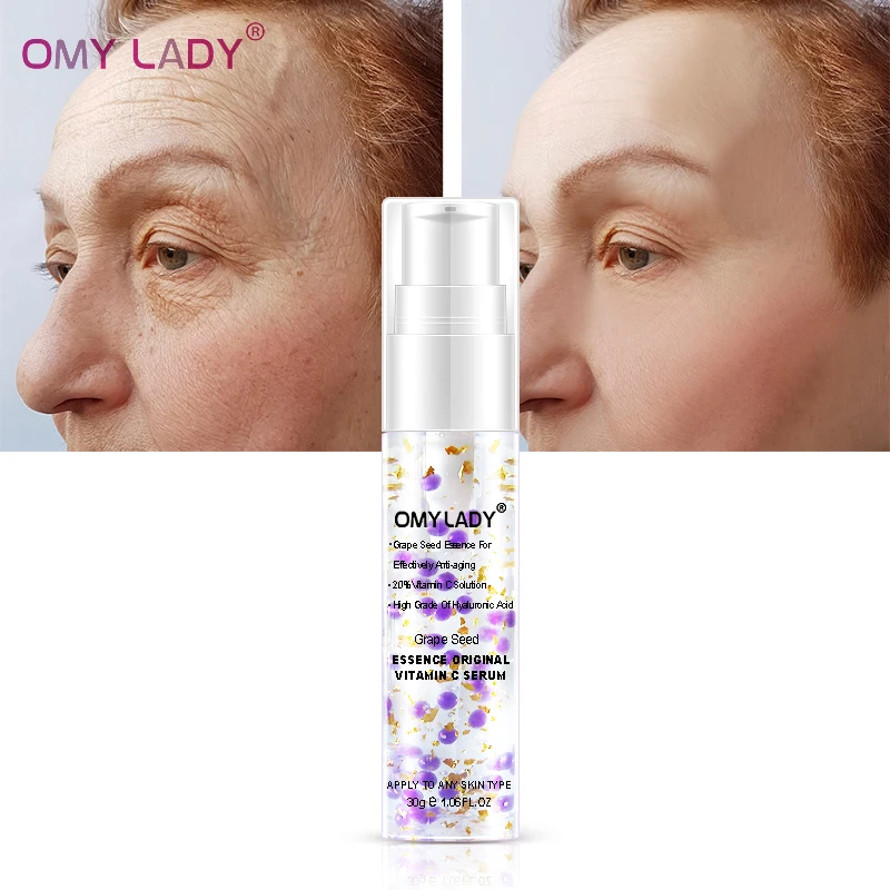 3PCS OMY LADY GrapeSeed Essence Original Vitamin C Serum Face Cream Liquid Essence Delay Aging Reduce Wrinkles Moisturizing Skin 3PCS OMY LADY GrapeSeed Essence Original Vitamin C Serum Face Cream Liquid Essence Delay Aging Reduce Wrinkles Moisturizing Skin