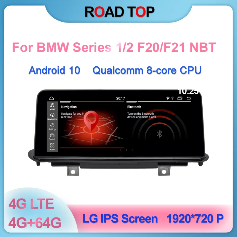 Фото 1920*720P 8 ядер Android 10 сенсорный экран для BMW 1 2 серии 118I 120I 130I 135I 220I 228I с радио