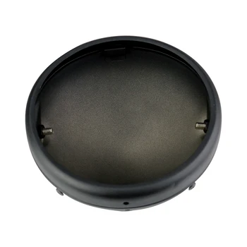 

Matte black Headlight Lamp Housing Steel 7 inch Round LED Motorcycle Part