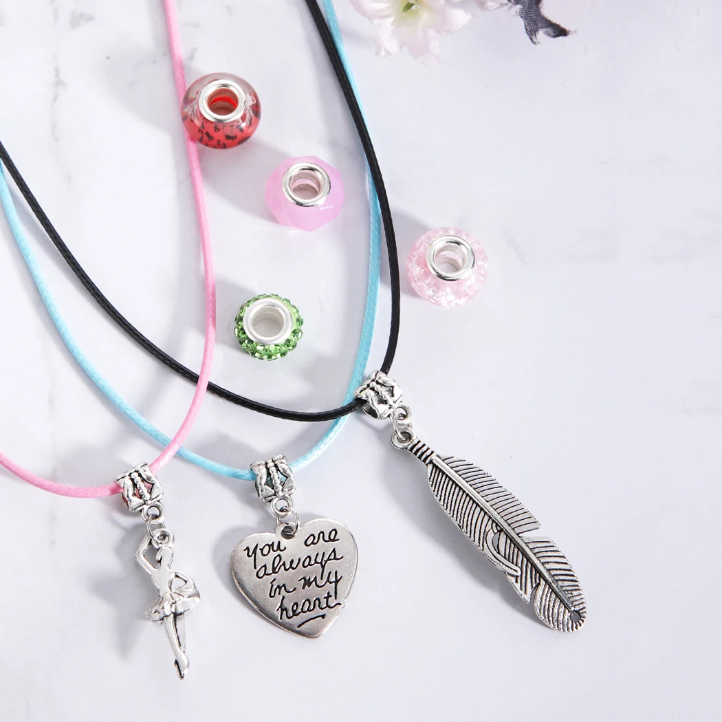 OI 2021 Design Mixed Vintage Metal Animal Rainbow Charms Beads DIY Bracelet Pendant Neacklace Accessories Jewelry Making Kit