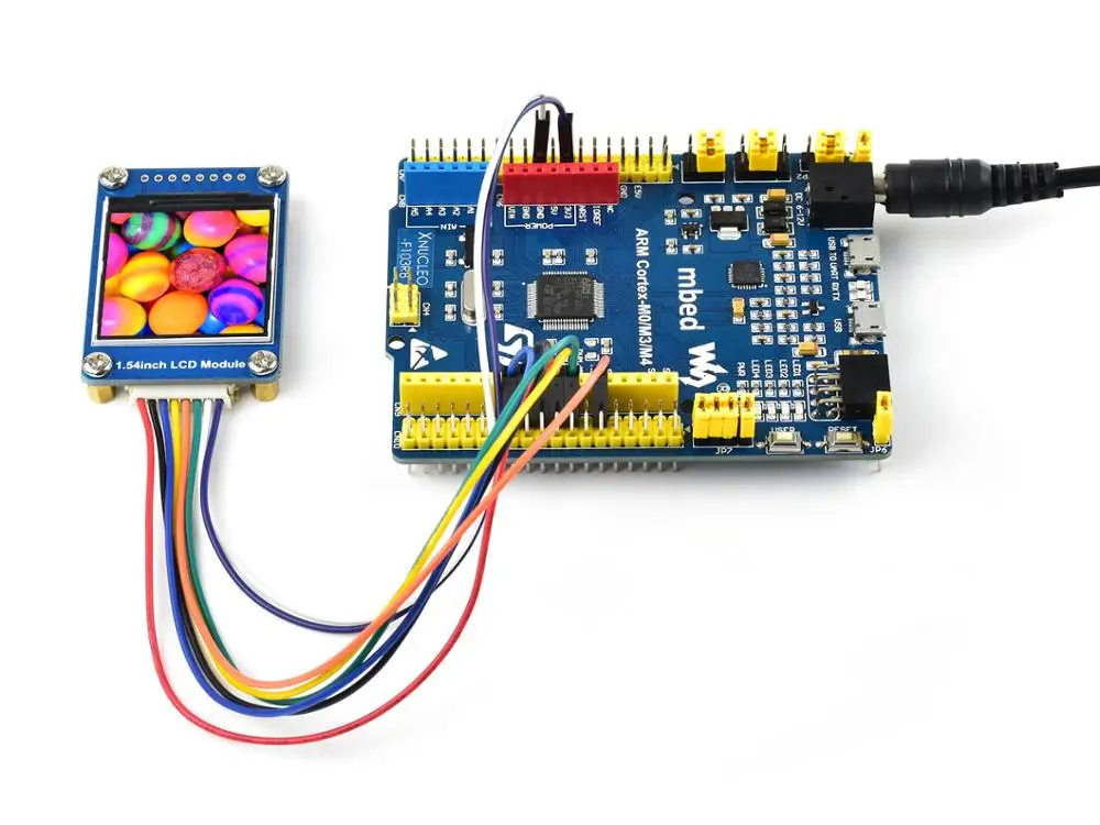 Polegadas Módulo Lcd 240x240 Tela Ips Cores Rgb 65k Interface Spi Vem com Exibições para Raspberry pi Arduino Stm32 Etc. 1.54 Quadro demonstração - Imagem 5