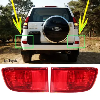 Per Toyota Land Cruiser Prado 120 fanale posteriore 2002-2009 Paraurti posteriore Riflettori Luci Senza lampadina Luci posteriori Fanali posteriori Fanali posteriori