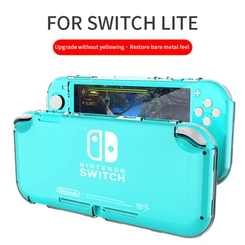 

Protective Case for Nintendo Switch Lite Transparent Crystal Anti-scratch Console Handle Gamepad Shell Cover Case Accessories