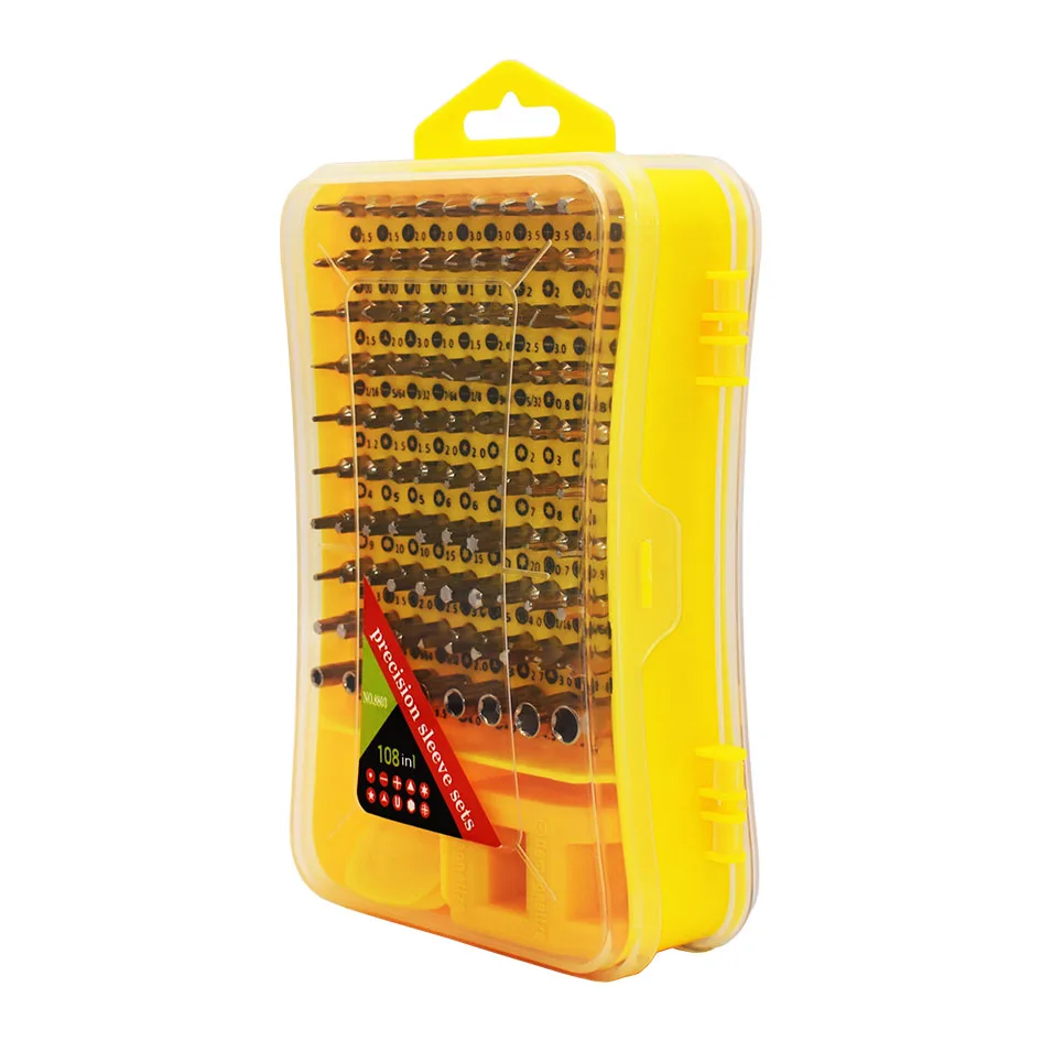 108 в 1 Набор отверток многофункциональный компьютер PC мобильный телефон цифровое