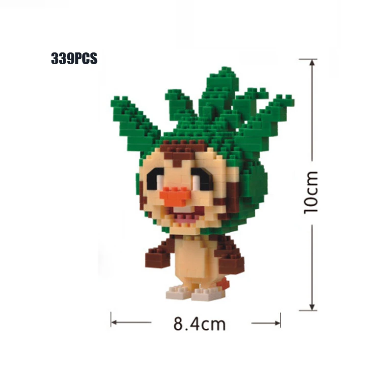 Аниме игры изображения nanobricks poke xy& z gosanke Chespin Fennekin Froakie mundoes микро алмазный строительный блок развивающие игрушки