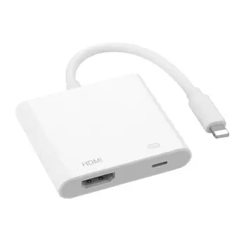 

Converter for iPhone to TV Cast Ccreen to Cable Converter for Lightning to HDMI High-definition On-screen Cable