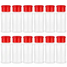 12 шт. бутылки для специй Премиум Удобная бутылочка, бутылка для специй, стойка для хранения специй олова для Кухня перец приправа для барбекю