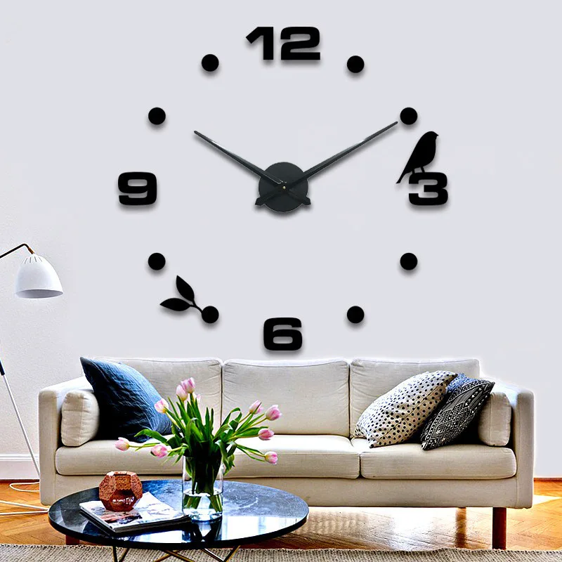 

A Living Room Originality Clock European Restaurant Study Will Wall Clock Diy Clock Clock Three-dimensional Wall Clock