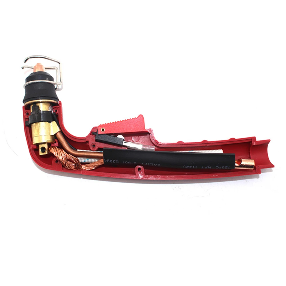 

Metal With Wrench Red Plasma Cutting Torch Handle Tools Central Connector Accessories Welding Durable S45 Head Air Cooled