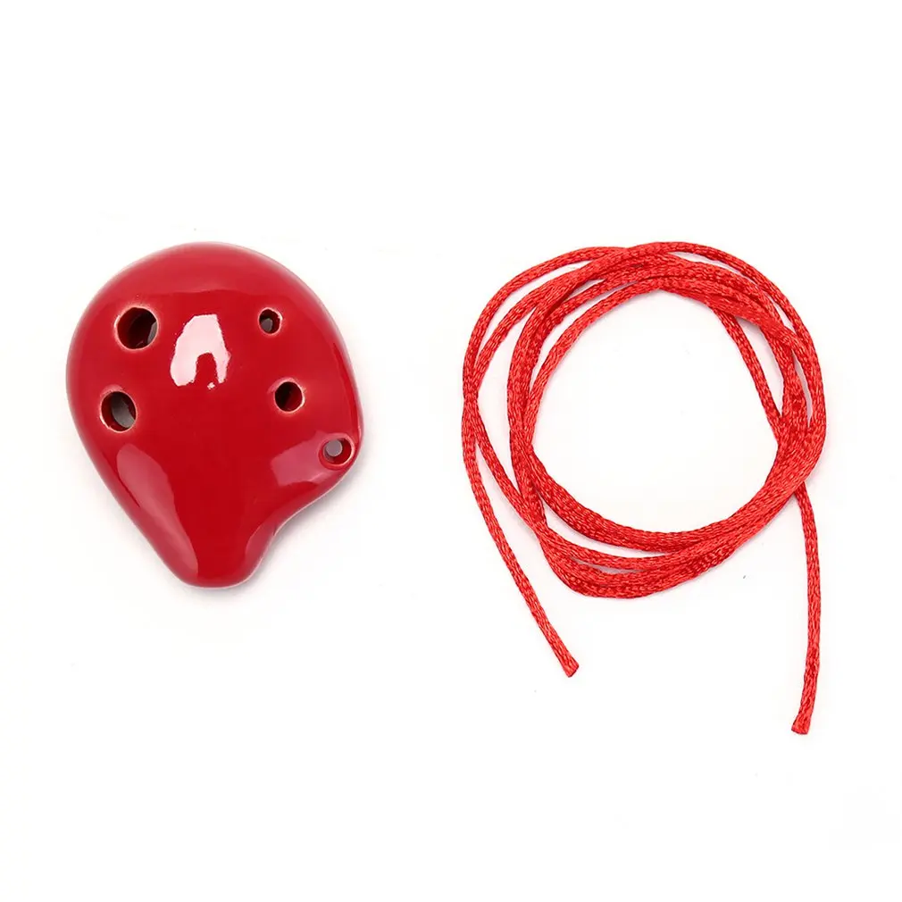 

Easy To Learn & Develop Intelligence Mini Flute Ocarina 6 Holes Ceramic Flute Ocarina Of Time Ocarina Flute Music Instruments