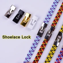 4pcs / pair Shoelaces Buckle Metal Shoelaces Cross buckle Accessories Metal Lace Lock DIY Sneaker Kits Metal Lace Buckle