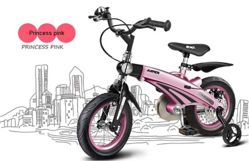 pink Сверхлегкое детское горный велосипед От 2 до 11 лет 12/14/16 дюймов детские велосипеды магниевого сплава мальчик и девочка спорт на открытом воздухе велосипед для детей - Цвет: pink