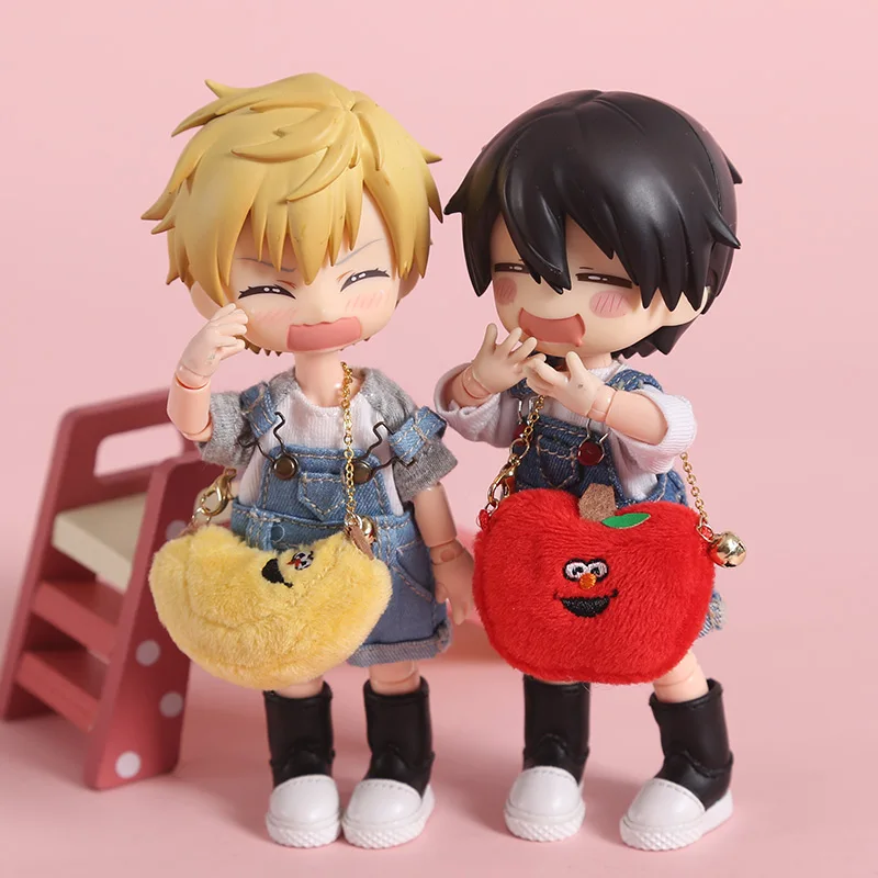 Ob11 Детская сумка в виде яблока, банана ранец 1/8 BJD круглая кукла-сумка для куклы