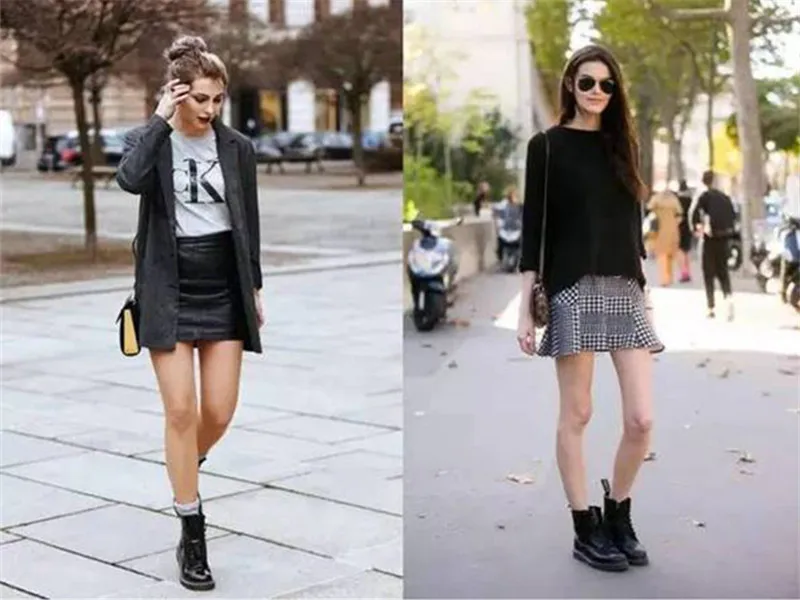Jady/женские мотоциклетные ботинки с розой; сезон осень; модные армейские ботинки на шнуровке; женская обувь; уличные рабочие ботинки на плоской подошве; ботильоны