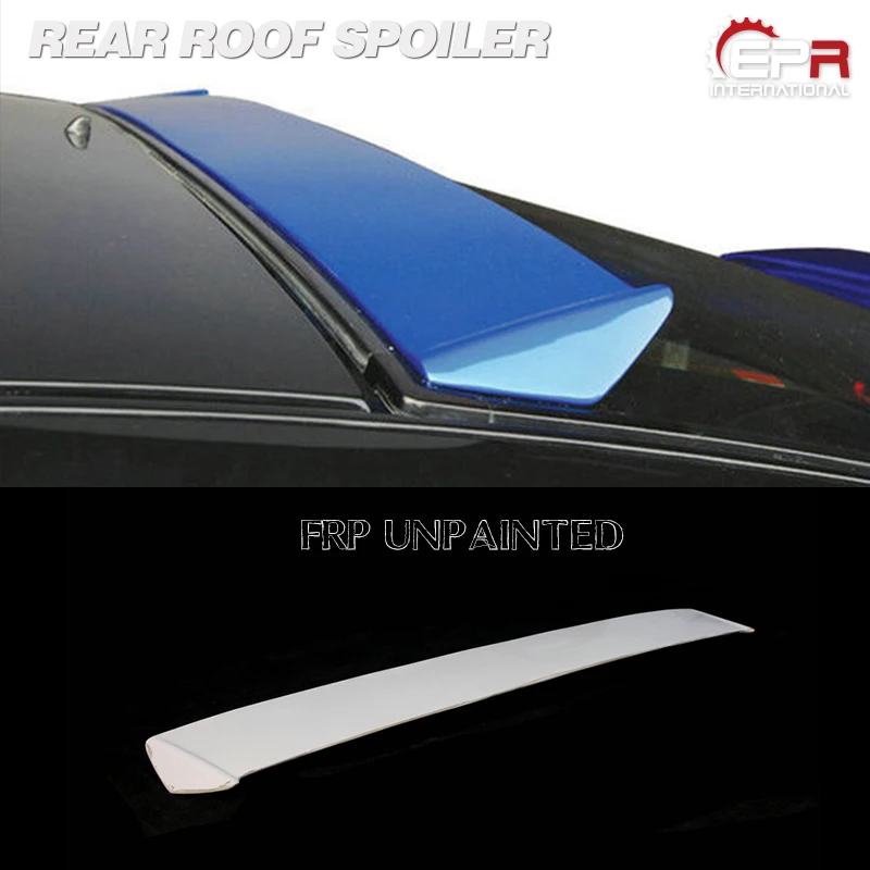 PROD 32823558110 Car-styling For Nissan 180SX S13 Dmax Style FRP Fiber
Glass Roof Spoiler Fiberglass Auto Racing Rear Wing Body Kit