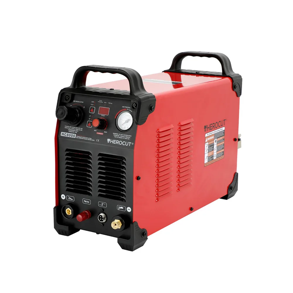 Cortador de plasma con control digital con arco piloto HC8000 80A CUT80NP IGBT espesor de corte 30mm