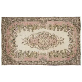 

Handmade Natural Vintage Turkish Area Rug 174x281 Cm-5'9''X9'3''