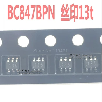 

BC847BPN Bipolar (BJT) Transistor Array NPN, PNP 45V 100mA 100MHz 300mW Surface Mount 6-TSSOP, SC-88