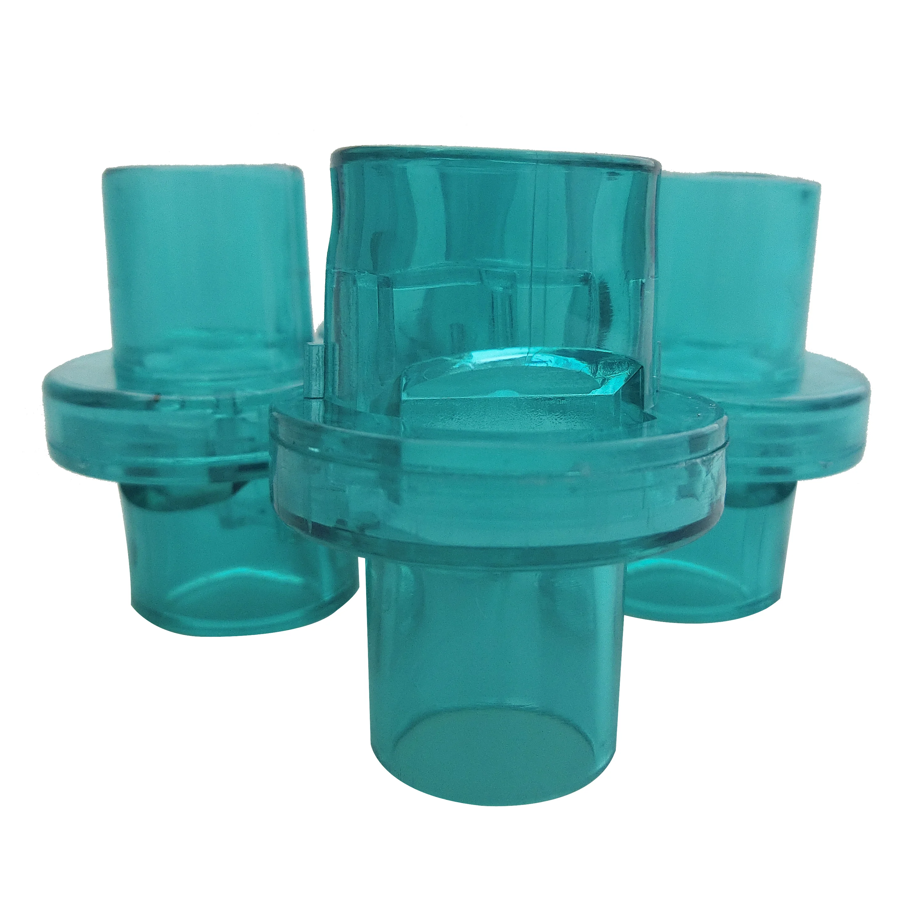 100Pcs Green Cpr Training Face Mask One-way Valve Filter Replacement Consumable CPR PVC Valves For First Aid Rescue Using 2
