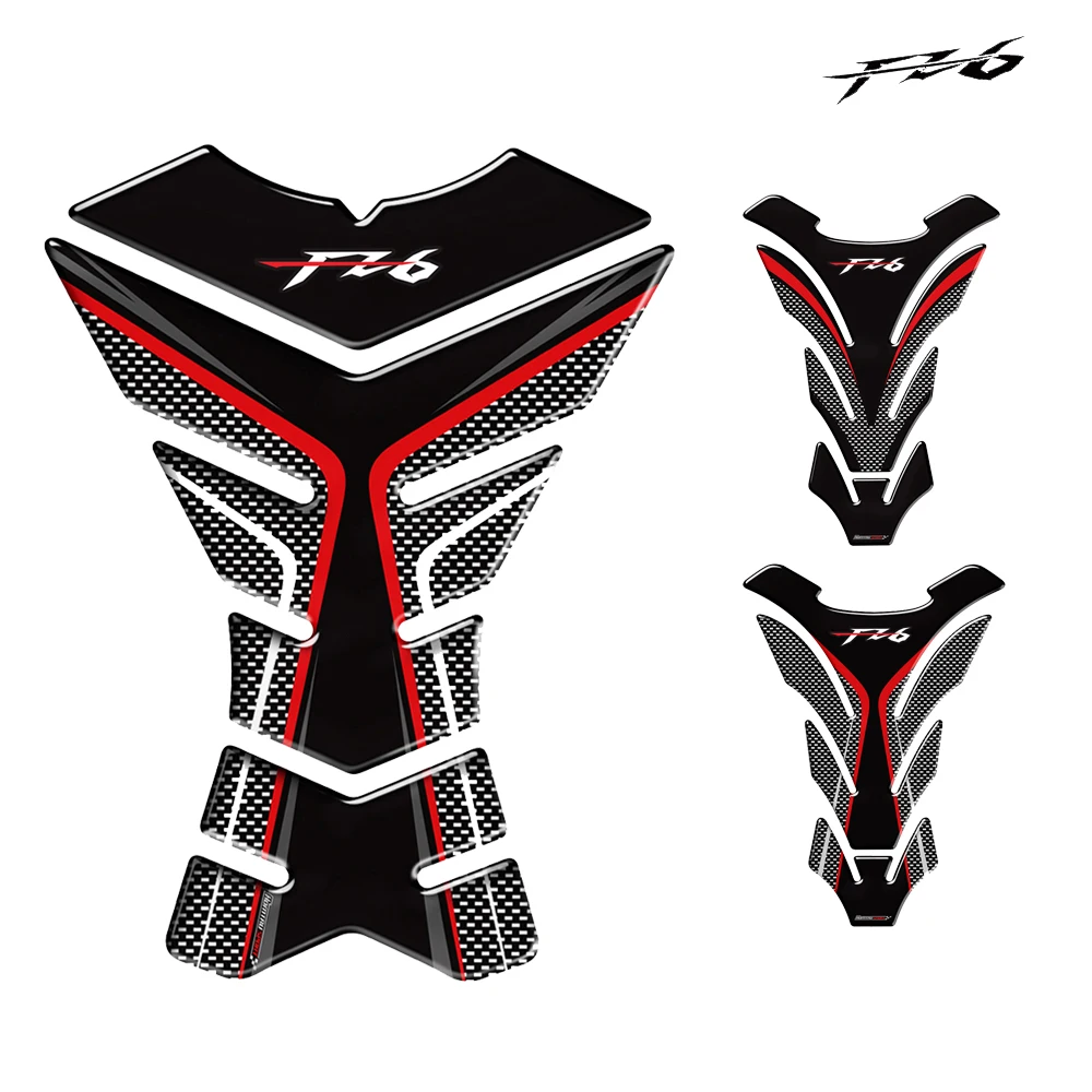 For YAMAHA FZ6 FZ6N Motorcycle Accessories 3D Carbon Fiber Fuel Tank Pad Protection Sticker Decal | Автомобили и мотоциклы