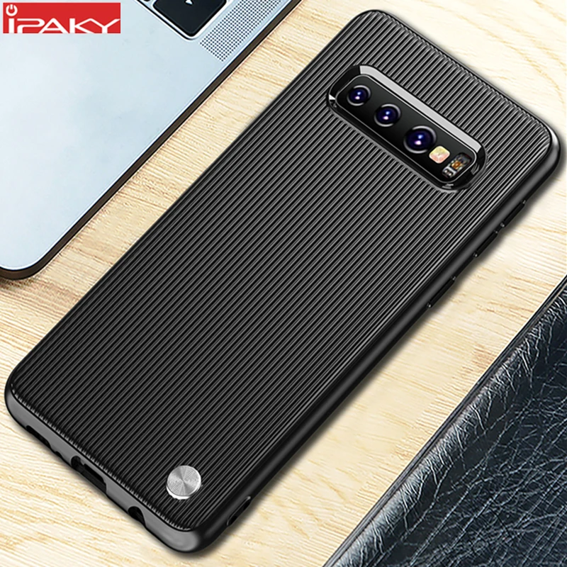 Чехол для Samsung Note 10 IPAKY S10e S10 S9 S8 Plus чемодан в полоску Силиконовая Защита Galaxy