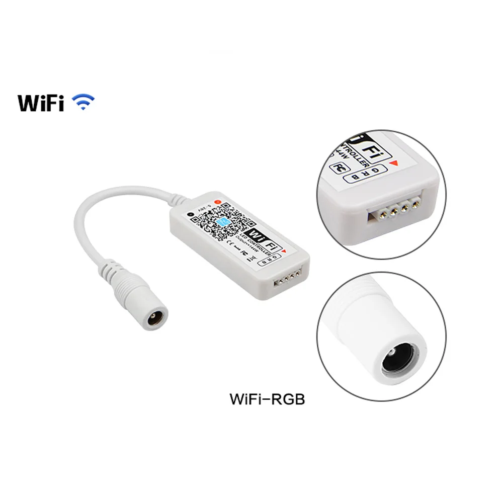 Wifi RGB Диммер контроллер Светодиодный wifi контроллер RGB контроллер Регулируемый 5050 3528 умный мини домашний декор