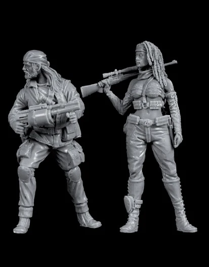 Модель из смолы 1/35 года Строительный набор фигурка американской артиллерии |