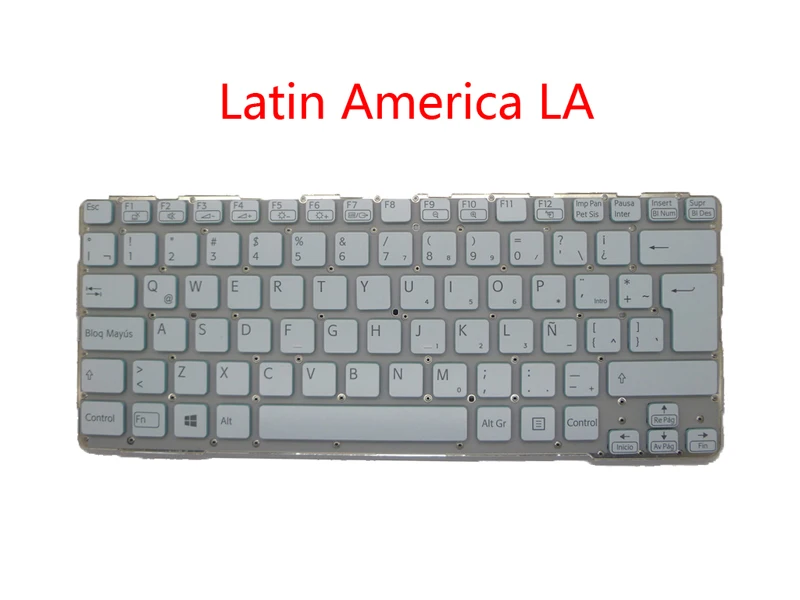 Ноутбук RU US CA LA BG JP клавиатура для SONY VAIO SVE14A Россия Канада Латинская Америка болгариа английский японский Белый