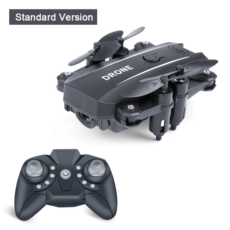 No Camera Black Камера 5MP мини Дрон Квадрокоптер WiFi Радиоуправляемый вертолет FPV Безголовый режим складной пульт дистанционного управления Квадрокоптер игрушка селфи Дрон - Цвет: No Camera Black