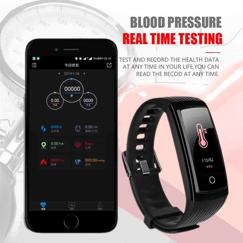 Nennbo V5S Smart Bracelet Real-time Heart Rate Blood Pressure Blood Oxygen PK M4 C1 116 PLUS D13 fitness bracelet Nennbo V5S Smart Bracelet Real-time Heart Rate Blood Pressure Blood Oxygen PK M4 C1 116 PLUS D13 fitness bracelet
